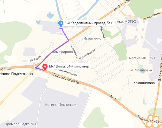 Как добраться до компании Барель из Московской области? (карта)