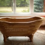 ванна деревянная
